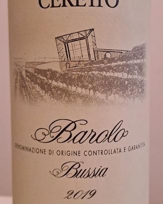 Ceretto BAROLO Docg Bussia 2019 rosso tuscan