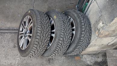 cerchi in lega, gomme invernali R16 FIAT 500L