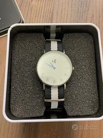 Orologio con cinturino in tessuto Happy Time