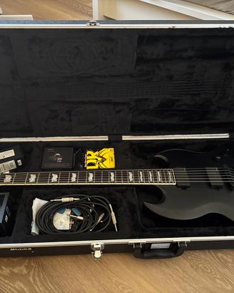 ESP/LTD Viper 400 baritone satin black
