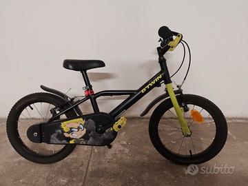 Bicicletta Bambino 16" B'Twin Dark Hero 500
