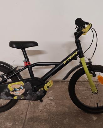 Bicicletta Bambino 16" B'Twin Dark Hero 500