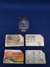 schede telefoniche a tiratura molto limitata 