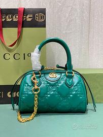 GUCCI borsa in pelle verde,