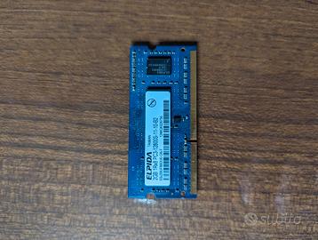 Ram 2GB PC3-12800S Elpida per notebook