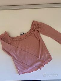 T shirt rosa antico