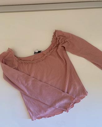 T shirt rosa antico