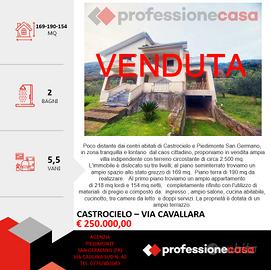 Villa indipendente su 3 livelli