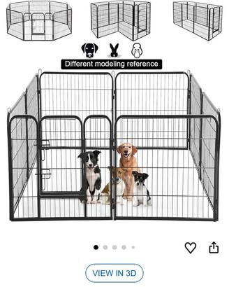 Recinto per cani UnderDog 8 pannelli – MAI USATO
