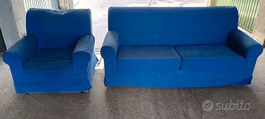  divano 3 posti e poltrona