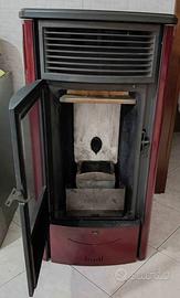 Stufa a pellet superior Sabrina Thermo bordeaux