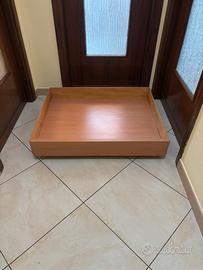 Cassettone sotto letto fatto a mano