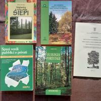 Lotto 5 libri Ecologia Forestale Gestione Verde