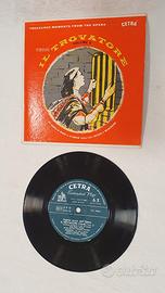 Vinile 45 giri il Trovatore, Verdi vol.II - Cetra