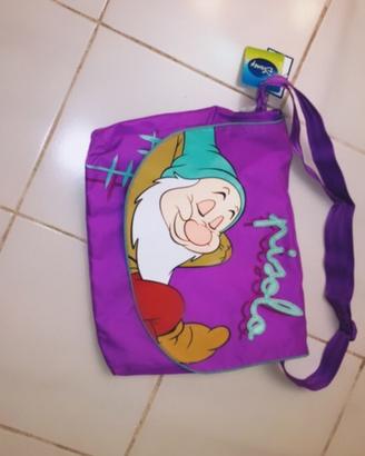 Borsa Tracolla donna pisolo Sette Nani Disney