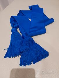 sciarpa per ufficiali azzurra