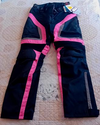 pantaloni moto donna