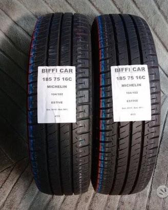 2 gomme 185 75 16c michelin a413