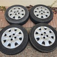 Cerchi ferro nissan micra 4x100 raggio 14