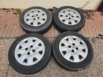 Cerchi ferro nissan micra 4x100 raggio 14