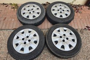 Cerchi ferro nissan micra 4x100 raggio 14