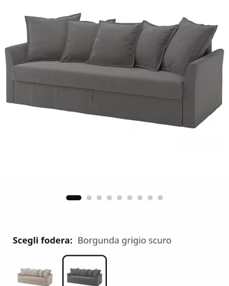 HOLMSUND divano letto contenitore ikea 