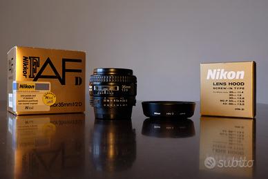 Nikon Af Nikkor  35mm f2 D - Nital con paraluce