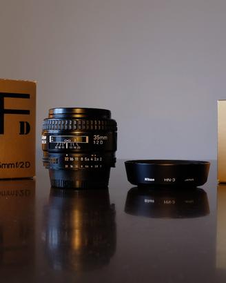 Nikon Af Nikkor  35mm f2 D - Nital con paraluce