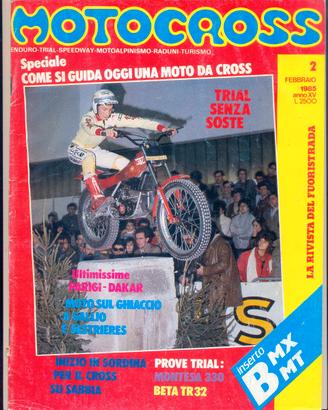 rivista MOTOCROSS numero 2 del 1985