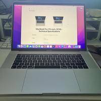 NOTEBOOK APPLE MACBOOK PRO A1707 EMC 3072 GRIGIO