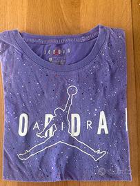 T-shirt Jordan viola 10 12 anni