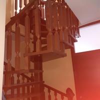 scala a chiocciola legno