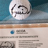 Pallina golf autografata Tiger Woods con COA