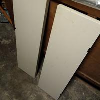 mensole bianche supporto a scomparsa