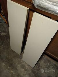 mensole bianche supporto a scomparsa