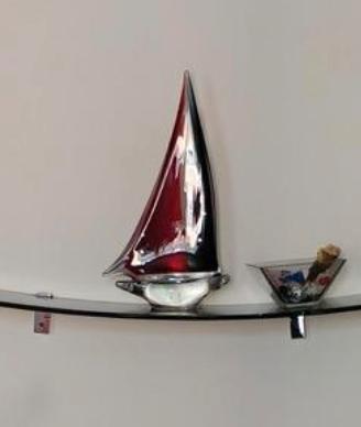 Mensola Calligaris Blade vetro nero