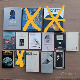 Libri e raccoglitore come da elenco nell'annuncio