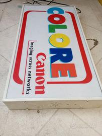 (A31) INSEGNA LUMINOSA COLORE