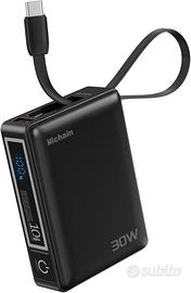 Power Bank 10000mAh 30W Ricarica Rapida