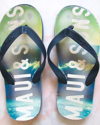 Infradito MAUI&SONS 34 35 uomo piscina mare sport