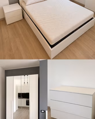 Monili Camera - Letto, comodini, armadio e casset.