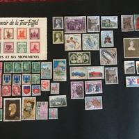 FRANCOBOLLI FRANCIA MONACO POSTE VATICANE CANADA -