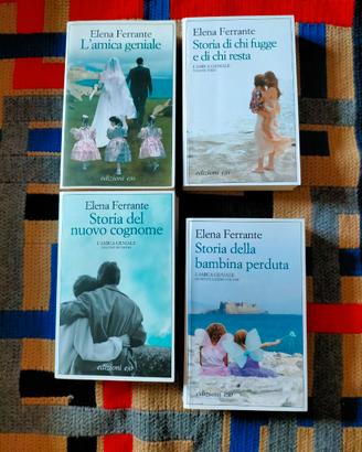 Serie completa "L' amica geniale" di E. Ferrante