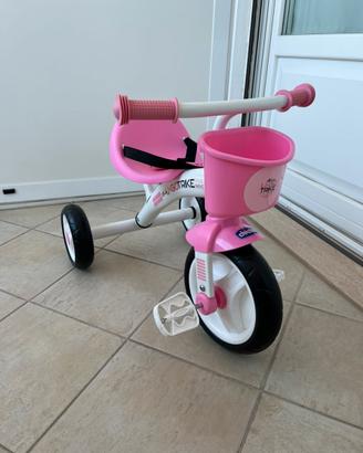 Chicco U-Go trike pink wave, triciclo bimba rosa.