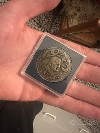 Moneta Benito Mussolini 20 Lire del 1954