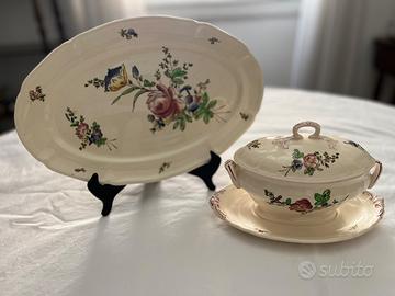Piatto e salsiera vintage