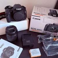 Canon EOS 600D + Obiettivo 18-55mm Kit completo