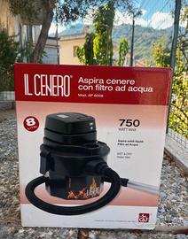 aspira cenere con filtro ad acqua