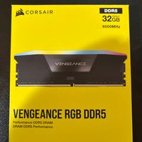 Ram Corsair DDR5 RGB 32gb(2x16)