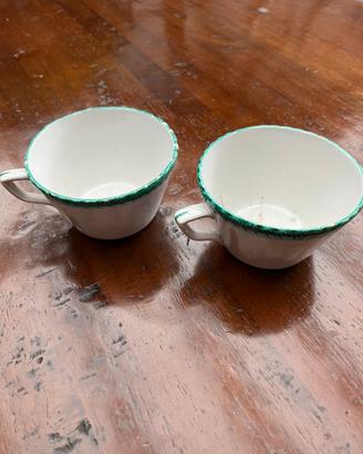 Vecchie tazze Galvani anni ‘30